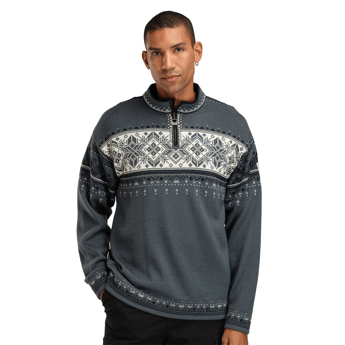 DALE OF NORWAY MEN'S BLYFJELL SWEATER front view