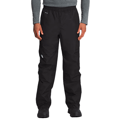 THE NORTH FACE MEN'S ANTORA RAIN PANTS - BLACK FRONT