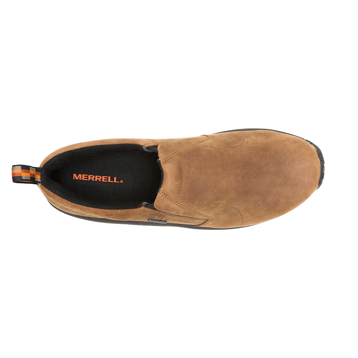 MERRELL JUNGLE MOC NUBUCK MED - BROWN - TOP VIEW