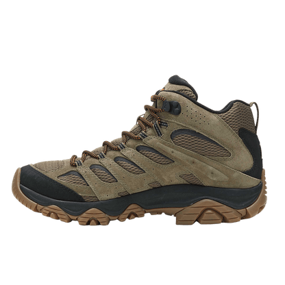 MERRELL MOAB 3 MID WATERPROOF WIDE – OLIVE/GUM - SIDE VIEW