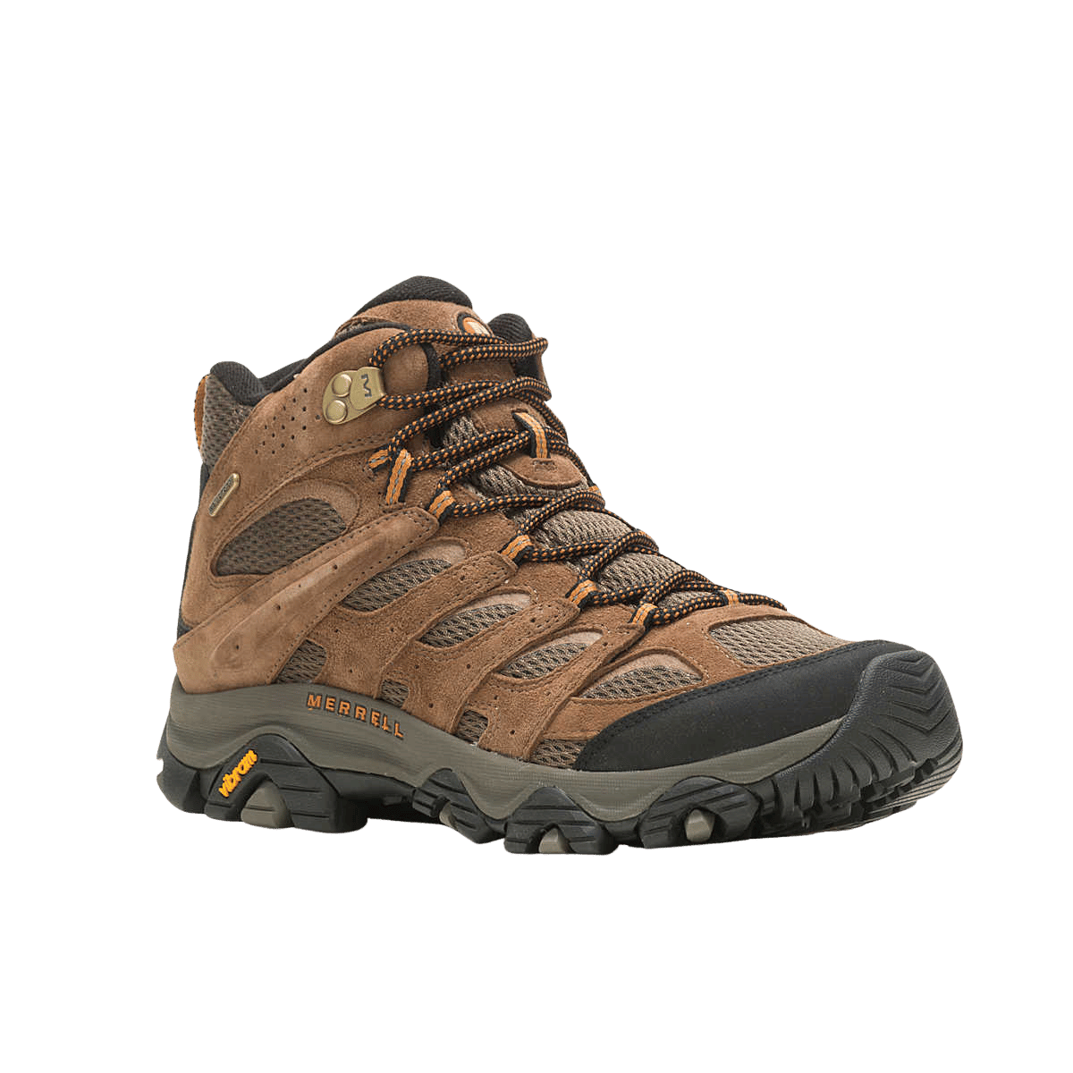 MERRELL MOAB 3 MID WATERPROOF - EARTH - FRONT VIEW