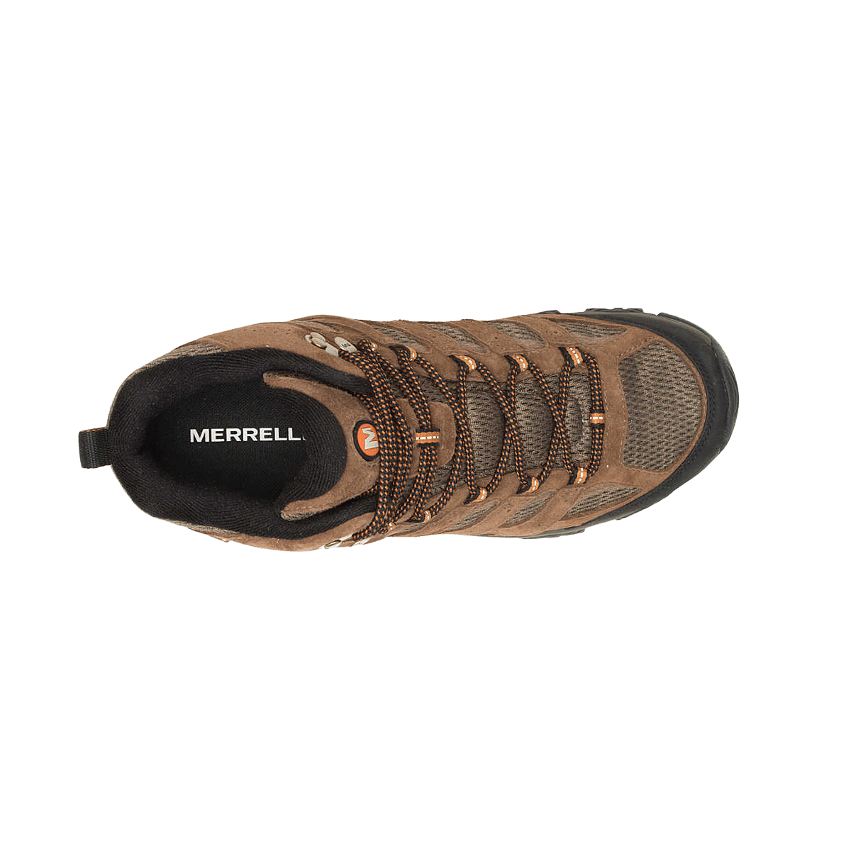 MERRELL MOAB 3 MID WATERPROOF - EARTH - TOP VIEW