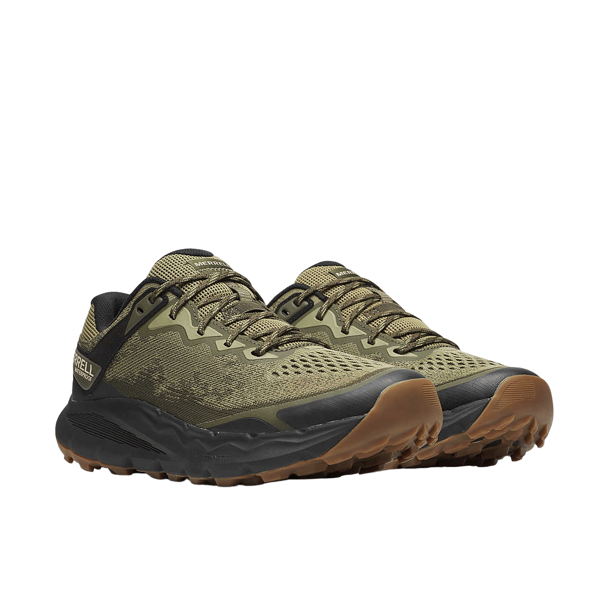 MERRELL NOVA 4 WATERPROOF - DRAB - FRONT VIEW