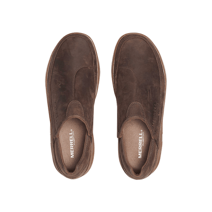 MERRELL SILVO MOC - COFFEE - TOP VIEW
