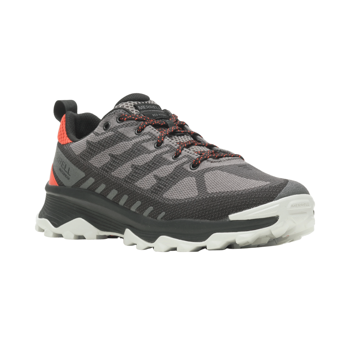 MERRELL SPEED ECO WATERPROOF – CHAR/TANGERINE - FRONT VIEW