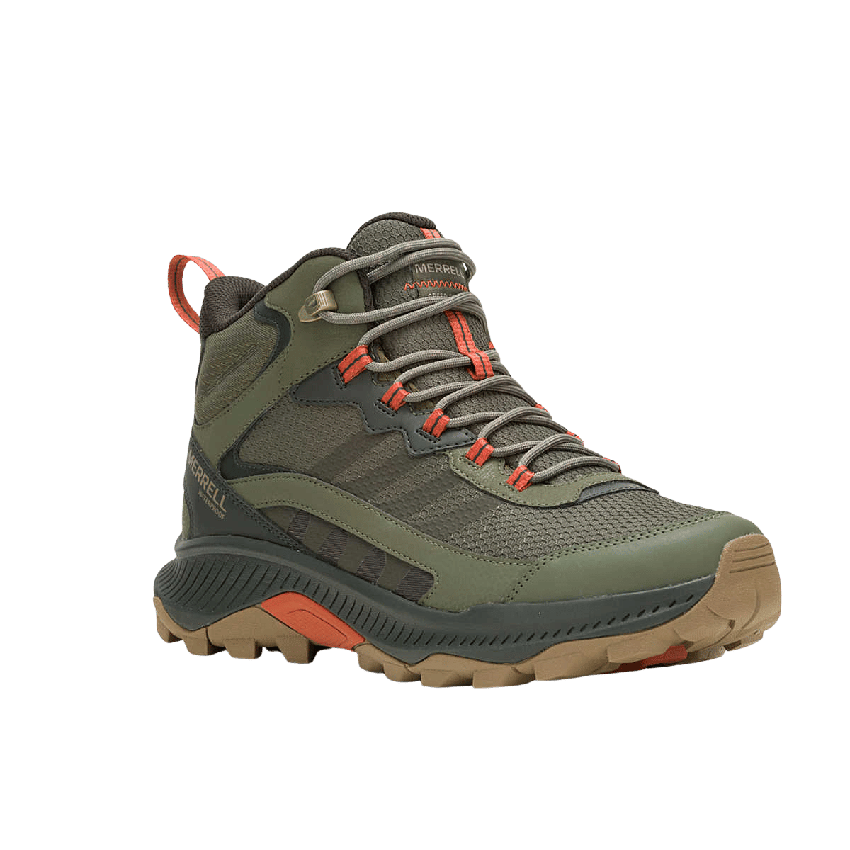 MERRELL SPEED STRIKE 2 MID WATERPROOF - OLIVE - FRONT VIEW