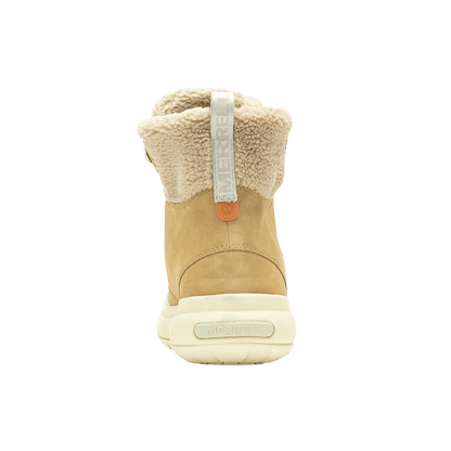 MERRELL WOMEN'S MARQUETTE THERMO LACE WATERPROOF- TAN - BACK VIEW