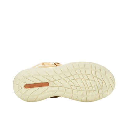 MERRELL WOMEN'S MARQUETTE THERMO LACE WATERPROOF- TAN - OUTSOLE VIEW