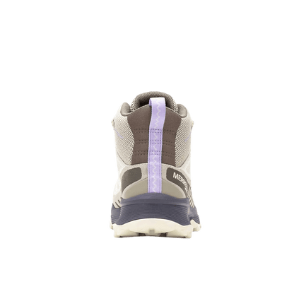MERRELL WOMEN'S SPEED ECO MID WATERPROOF - DOVE - BACK VIEW