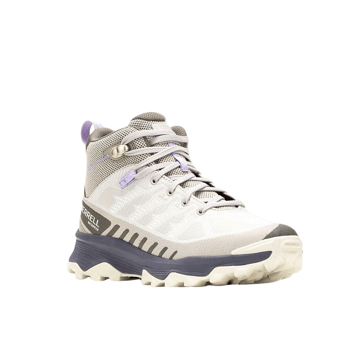 MERRELL WOMEN'S SPEED ECO MID WATERPROOF - DOVE - FRONT VIEW