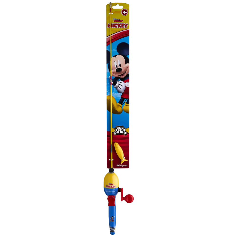 disey fishing rod combo Shakespeare Kids Disney Mickey Beginner Kit