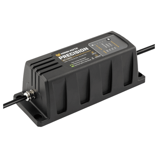 MINNKOTA MK-110 PRECISION PCL 1 BANK X 10 AMPS FRONT SIDE VIEW