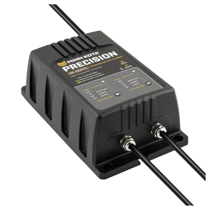 MINNKOTA MK-220 PRECISION PCL 2 BANKS 10 AMPS FRONT SIDE VIEW