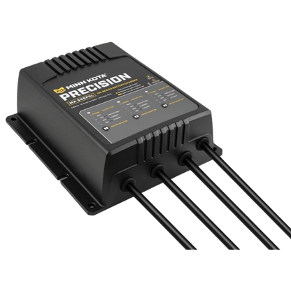 MINNKOTA MK-345 PRECISION PCL 3 BANKS 15 AMPS FRONT SIDE VIEW