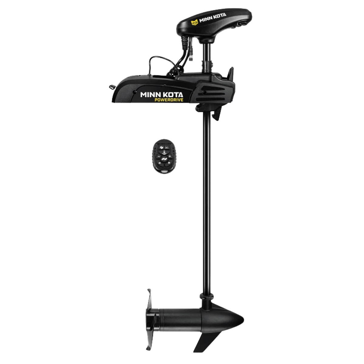 MINNKOTA POWERDRIVE 54 INCH 12 VOLTS ANGLE FRONT SIDE VIEW