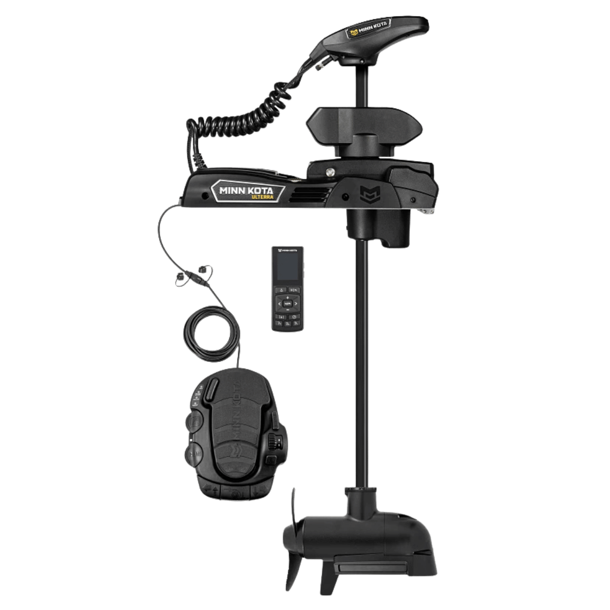 MINNKOTA ULTERRA QUEST BOW MOUNT MEGA SIDE IMAGING 36 V 45 INCH FULL FRONT VIEW