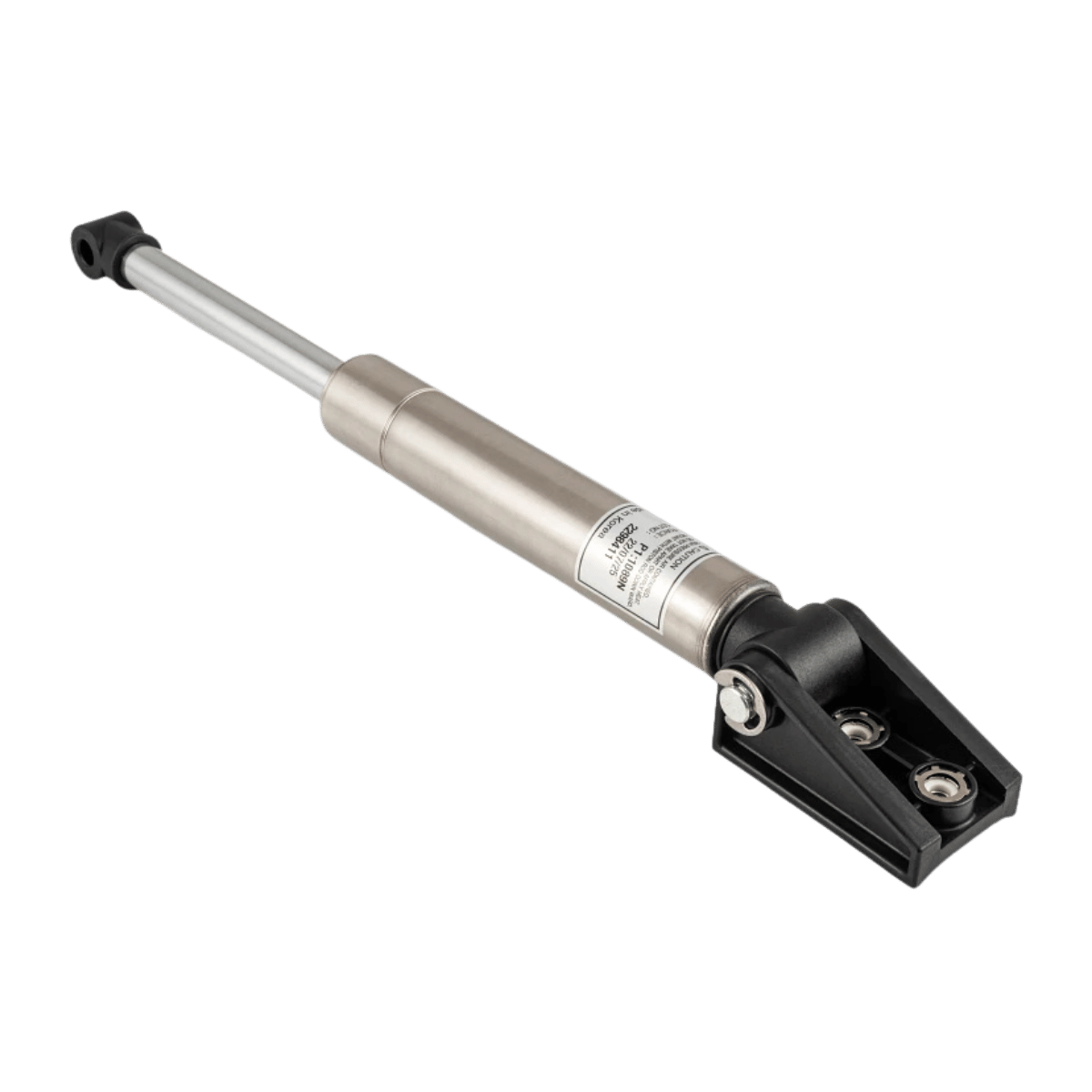 MINNKOTA ULTREX LIFT ASSIST CYLINDER 115/52 INCH ANGLE FRONT SIDE VIEW