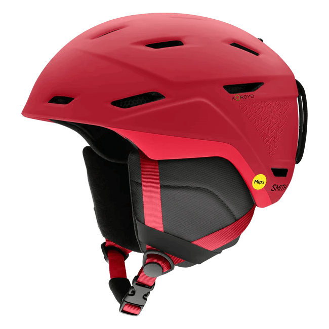 MISSION MIPS HELMET MATTE CRIMSON GEO