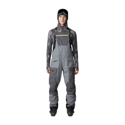 MOUNTAIN HARDWEAR MEN'S FIREFALL BIB - VOLCANIC FOIL - FRONT VIEW