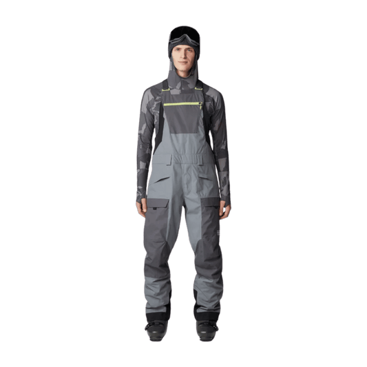 MOUNTAIN HARDWEAR MEN'S FIREFALL BIB - VOLCANIC FOIL - FRONT VIEW