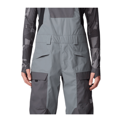 MOUNTAIN HARDWEAR MEN'S FIREFALL BIB - VOLCANIC FOIL - CLOSE-UP VIEW