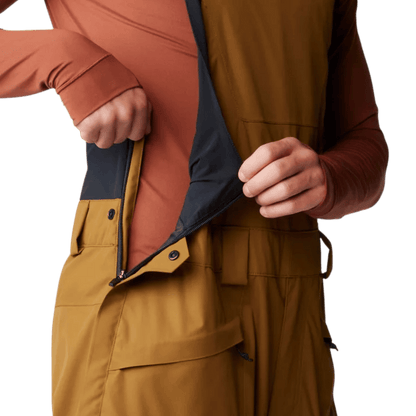 MOUNTAIN HARDWEAR FIREFALL BIB - GOLDEN BROWN - FEATURE VIEW