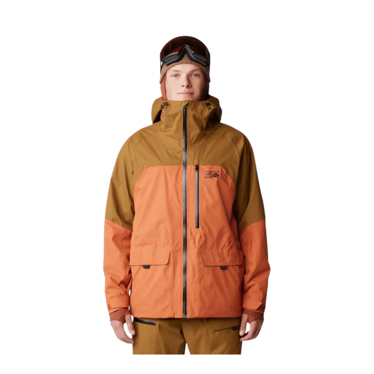 MOUNTAIN HARDWEAR MEN'S FIREFALL INSULATED JACKET - RAW CARNELIAN - FRONT VIEW