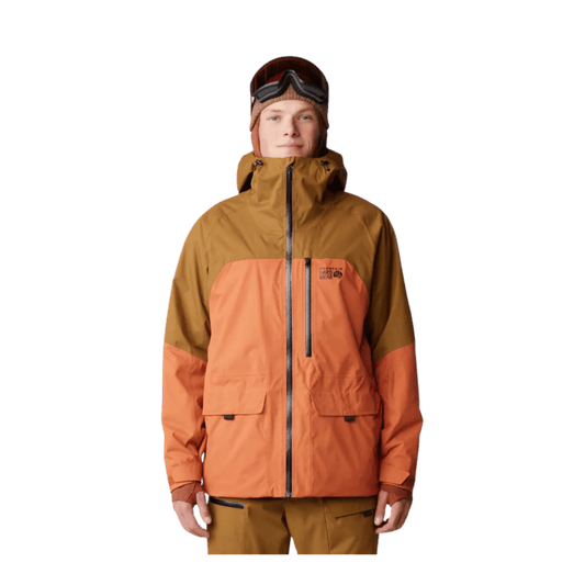 MOUNTAIN HARDWEAR MEN'S FIREFALL INSULATED JACKET - RAW CARNELIAN - FRONT VIEW