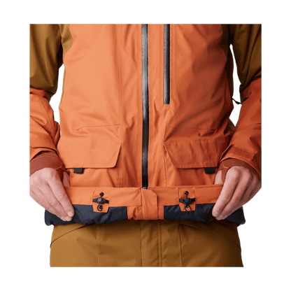 MOUNTAIN HARDWEAR MEN'S FIREFALL INSULATED JACKET - RAW CARNELIAN - INNER VIEW