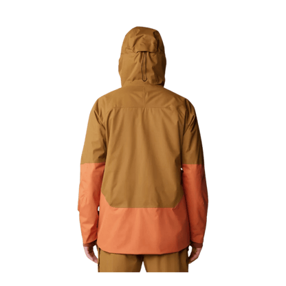 MOUNTAIN HARDWEAR MEN'S FIREFALL INSULATED JACKET - RAW CARNELIAN - BACK VIEW