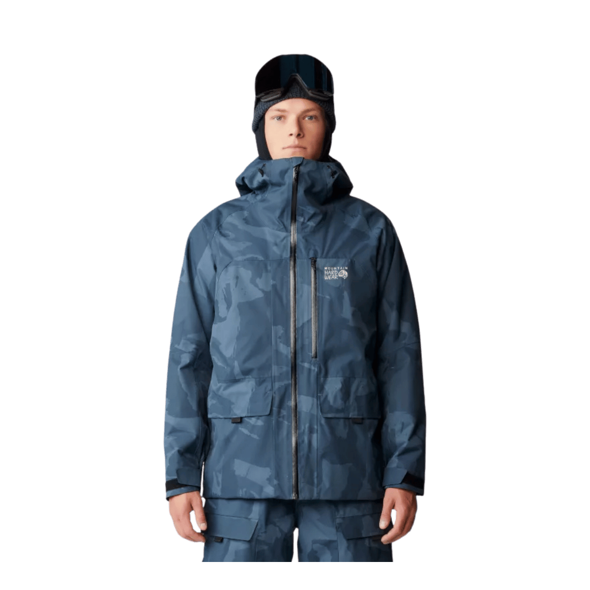 MOUNTAIN HARDWEAR MEN'S FIREFALL INSULATED JACKET - MOON BLUE OMBRE - FRONT VIEW