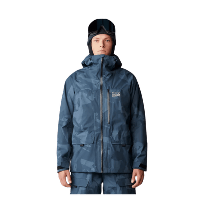 MOUNTAIN HARDWEAR MEN'S FIREFALL INSULATED JACKET - MOON BLUE OMBRE - FRONT VIEW