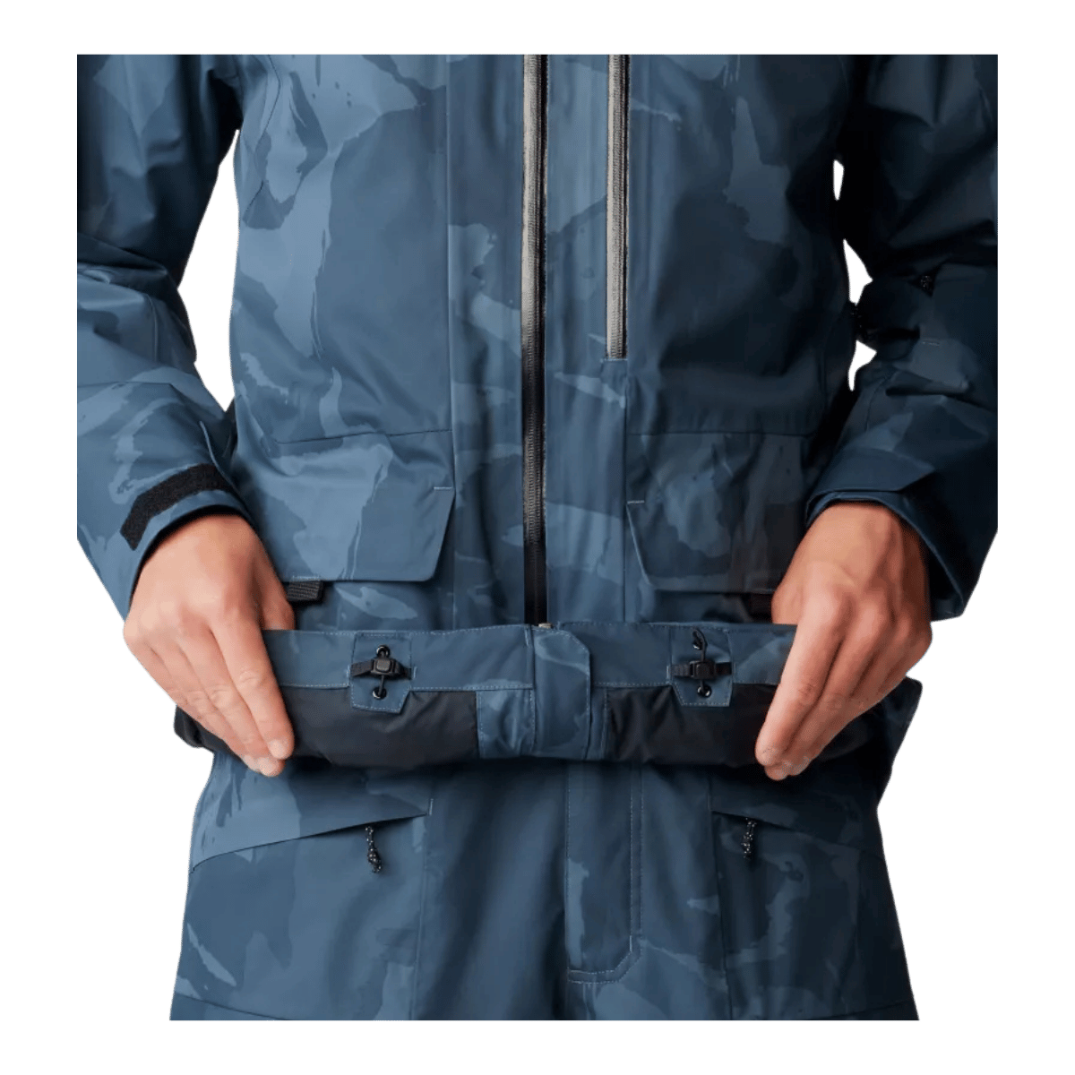 MOUNTAIN HARDWEAR MEN'S FIREFALL INSULATED JACKET - MOON BLUE OMBRE - INNER VIEW