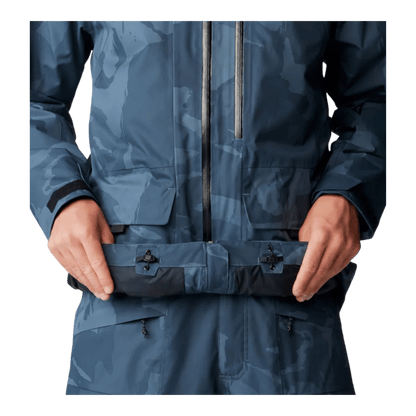MOUNTAIN HARDWEAR MEN'S FIREFALL INSULATED JACKET - MOON BLUE OMBRE - INNER VIEW