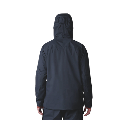 MOUNTAIN HARDWEAR MEN'S FIREFALL JACKET - BLACK - BACK VIEW