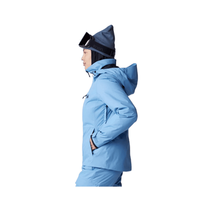 MOUNTAIN HARDWEAR WOMEN'S FIREFALL INSULATED JACKET - NITRIC BLUE - SIDE VIEW