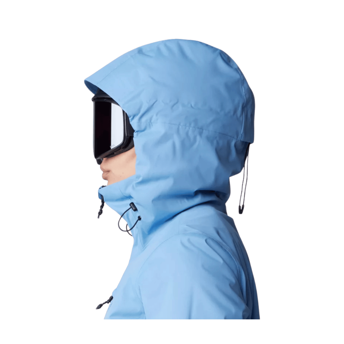 MOUNTAIN HARDWEAR WOMEN'S FIREFALL INSULATED JACKET - NITRIC BLUE - HOODY VIEW