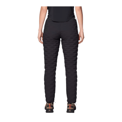 MOUNTAIN HARDWEAR WOMEN'S STRETCHDOWN LIGHT PANT - BLACK - BACK VIEW