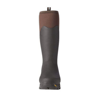 MUCK BOOTS MEN'S ARCTIC ICE TALL WITH ARCTIC GRIP - BROWN - BACK VIEW