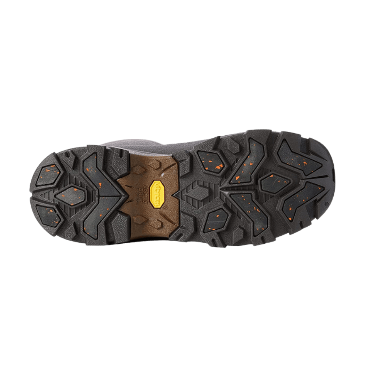 MUCK BOOTS MEN'S ARCTIC ICE TALL WITH ARCTIC GRIP - BROWN - OUTSOLE VIEW