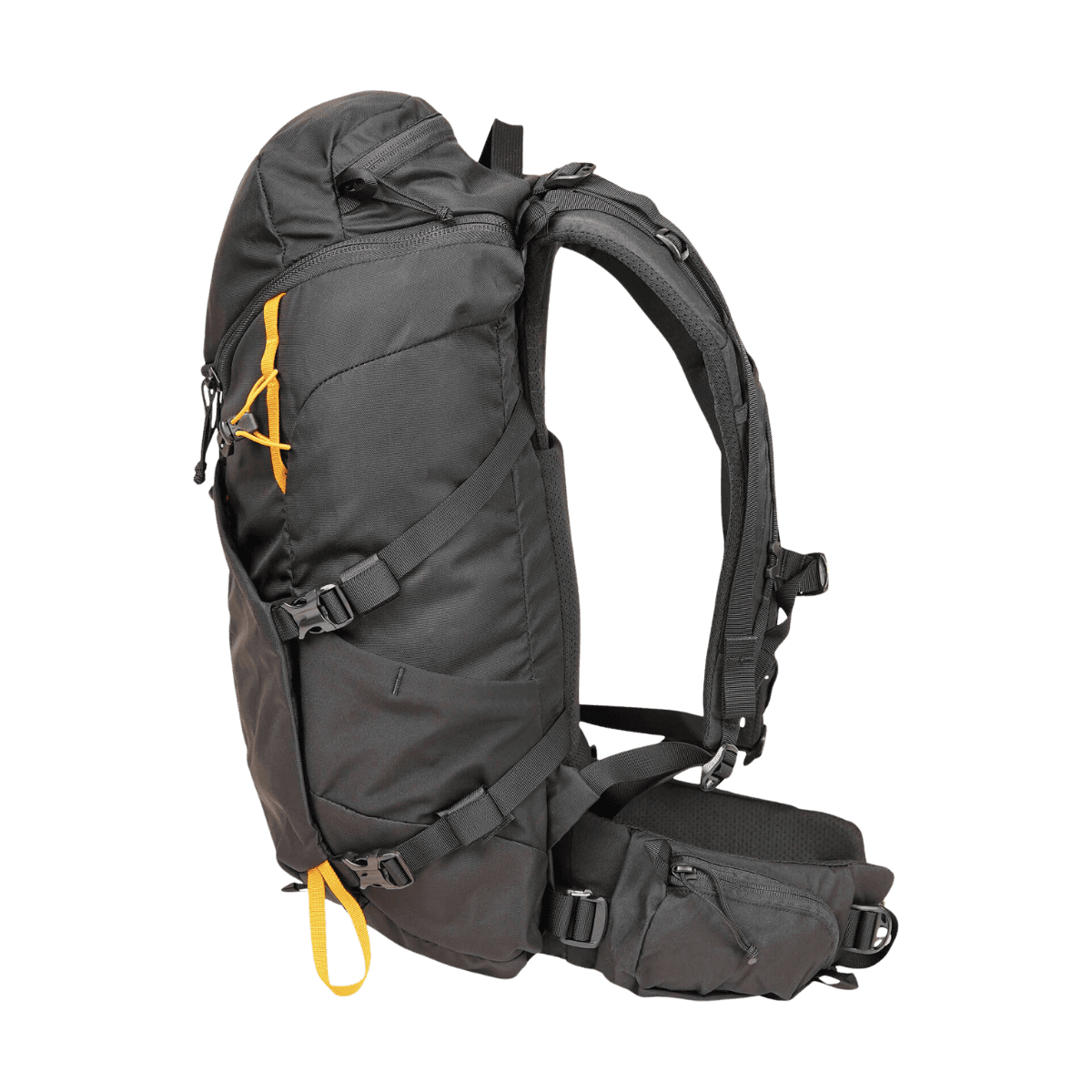 MYSTERY RANCH COULEE 20 BACKPACK - BLACK - SIDE VIEW