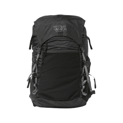 MYSTERY RANCH IN AND OUT 22 BACKPACK - BLACK - FRONT VIEW