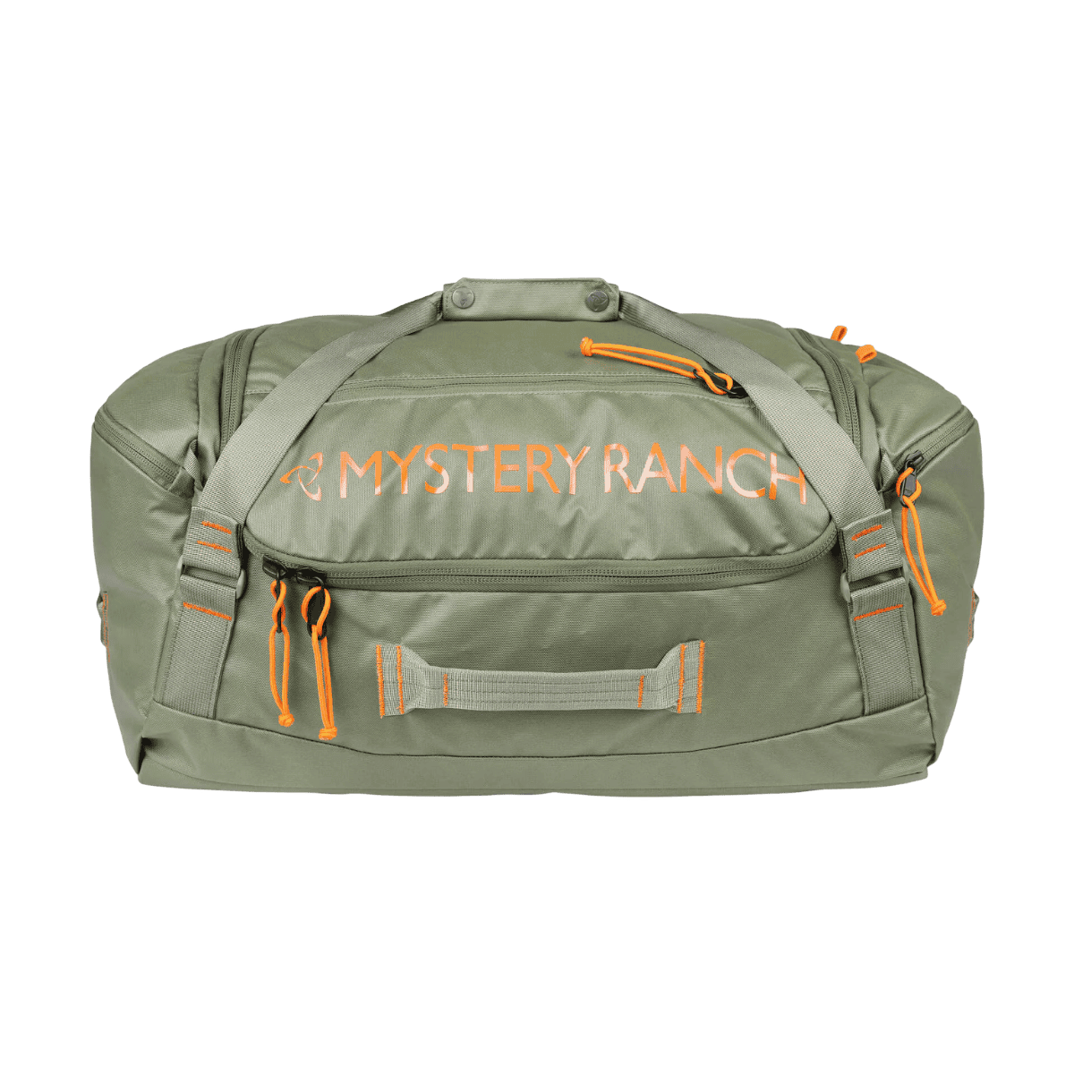 MYSTERY RANCH MISSION DUFFEL BAG 55L - PONDEROSA - FRONT VIEW