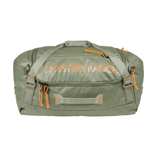 MYSTERY RANCH MISSION DUFFEL BAG 55L - PONDEROSA - FRONT VIEW