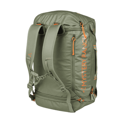 MYSTERY RANCH MISSION DUFFEL BAG 55L - PONDEROSA - BACK VIEW