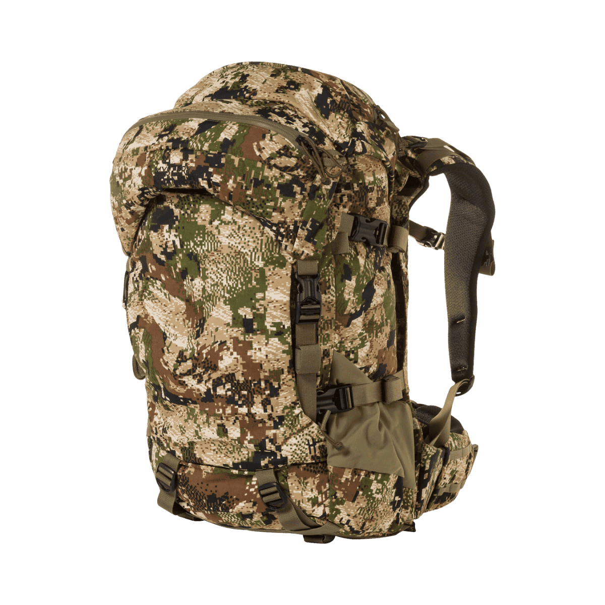 MYSTERY RANCH POP UP 38 BACKPACK - LG - OPTIFADE SUBALPINE - FRONT VIEW