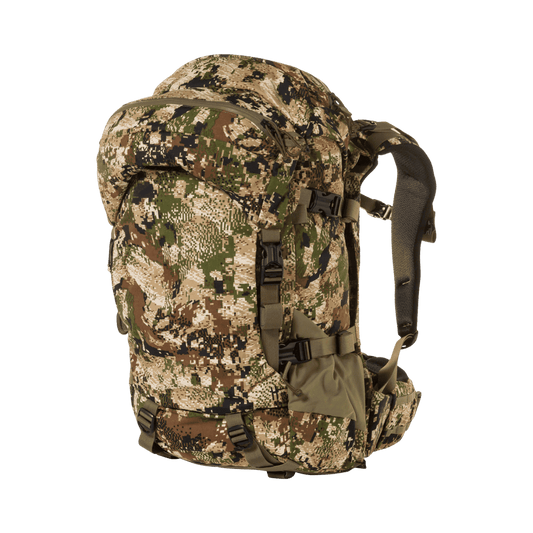 MYSTERY RANCH POP UP 38 BACKPACK - LG - OPTIFADE SUBALPINE - FRONT VIEW