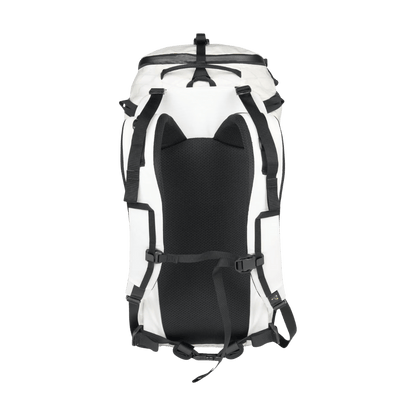 MYSTERY RANCH SCREE 22 BACKPACK - WHITE/LIMEADE - BACK VIEW