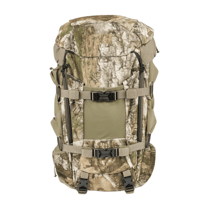 MYSTERY RANCH TREEHOUSE 38 DAY HUNT BACKPACK - REALTREE APX - FRONT VIEW