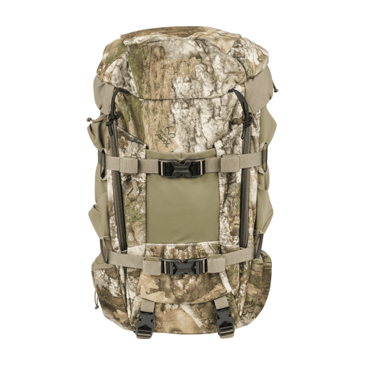 MYSTERY RANCH TREEHOUSE 38 DAY HUNT BACKPACK - REALTREE APX - FRONT VIEW